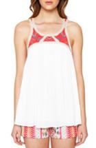 Women's Willow & Clay Embroidered Yoke Tank