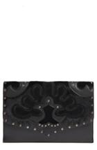 Rebecca Minkoff Biker Genuine Calf Hair Clutch - Black