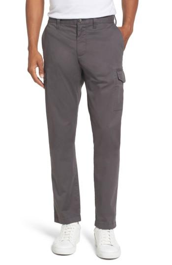 Men's Nordstrom Men's Shop Fit Cargo Pants, Size 28 - Grey