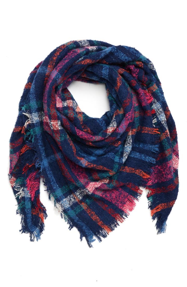 Women's Bp. Multi Stripe Square Boucle Scarf