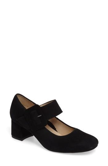 Women's Ara Brit Mary Jane Pump .5 M - Black