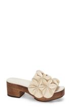 Women's Mercedes Castillo Natalea Floral Platform Mule M - Ivory