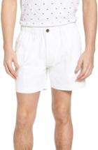 Men's Vintage 1946 Snappers Elastic Waist Shorts - White