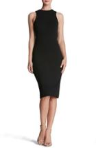 Women's Dress The Population 'evan' Open Back Midi Dress - Black