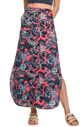 Women's Roxy Sunset Islands Floral Print Maxi Skirt