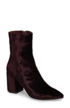 Women's Linea Paolo Bobby Pointy Toe Boot M - Burgundy
