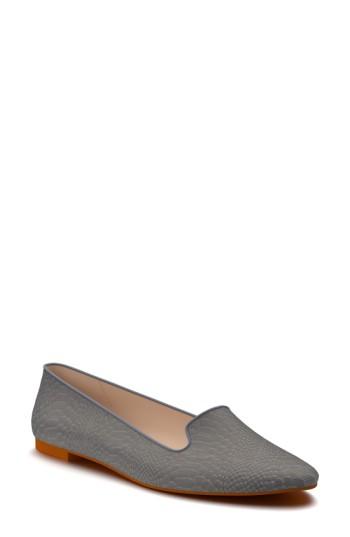 Women's Shoes Of Prey Smoking Slipper .5 C - Grey