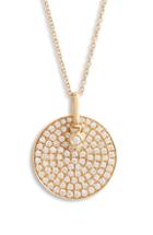 Women's Bony Levy Prism Long Pave Diamond Pendant Necklace (nordstrom Exclusive)