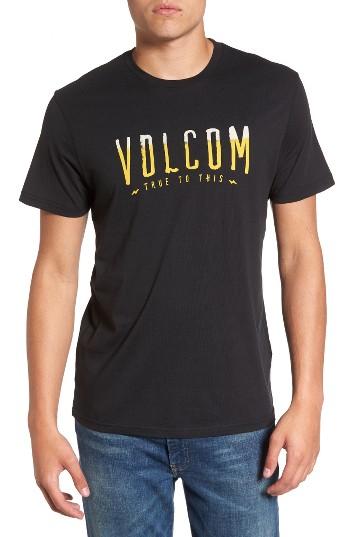 Men's Volcom T-mark Logo T-shirt - Black