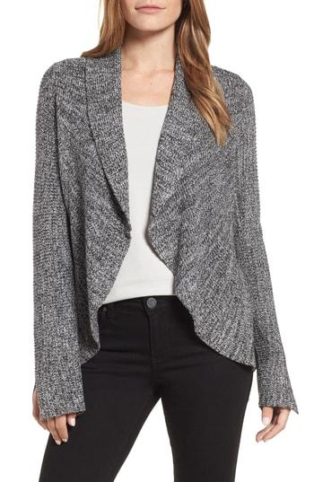 Women's Nic+zoe Vivid Shawl Collar Cardigan - Grey