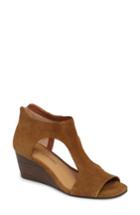 Women's Lucky Brand Tehirr Wedge Sandal .5 M - Brown