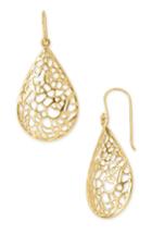 Women's Argento Vivo Teardrop Dome Lace Earrings