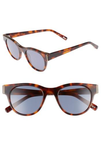 Women's Elizabeth And James Blair 50mm Cat Eye Sunglasses - Tortoise