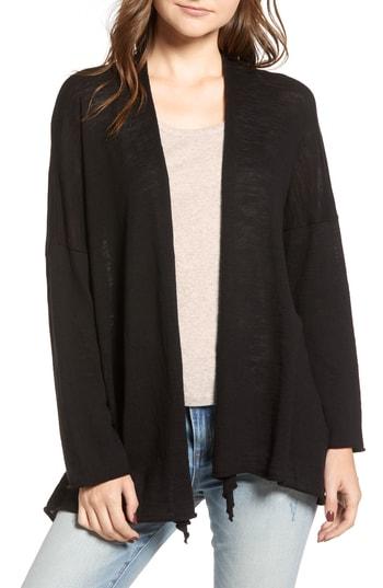 Women's Lira Clothing Chloe Drape Cardigan - Black