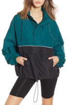 Women's Ivy Park Colorblock Half Zip Pullover - Green