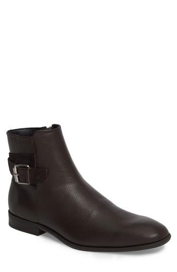 Men's Calvin Klein Lorenzo Buckle Boot M - Brown