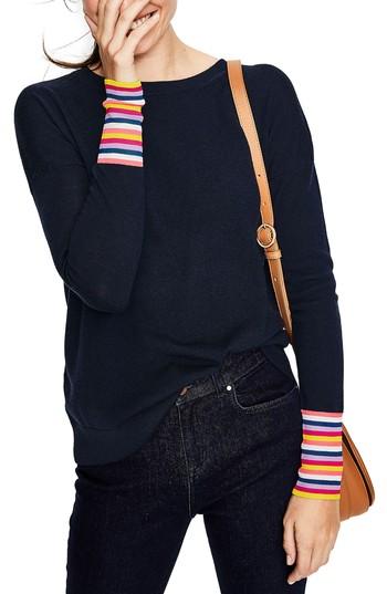 Women's Boden Cassandra Sweater - Blue