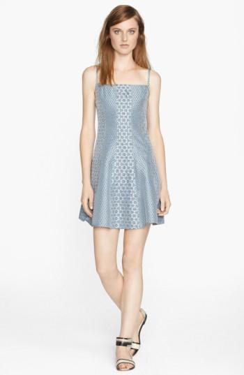 Women's Opening Ceremony 'esther' Seamed Jacquard Minidress