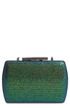 Nordstrom Glitter Minaudiere - Green