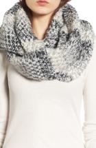Women's Treasure & Bond Crochet Stitch Infinity Scarf, Size - Grey