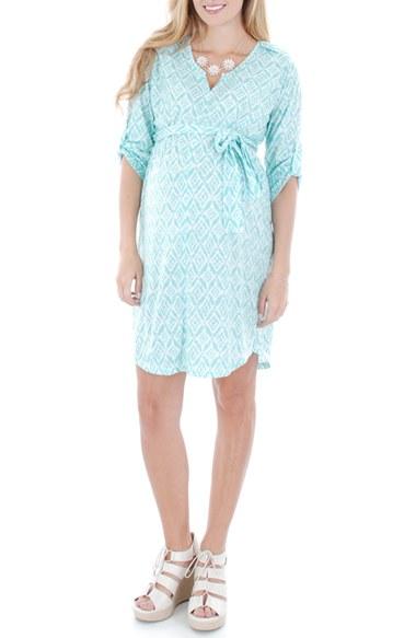 Women's Everly Grey 'hudson' Maternity Dress - Green