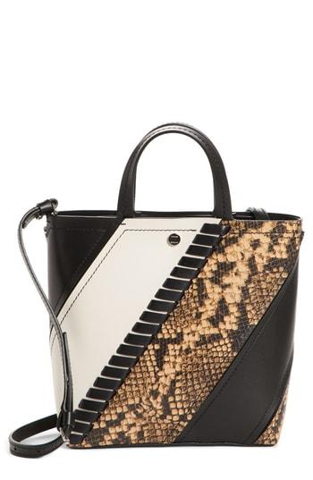 Proenza Schouler Small Hex Colorblock Bucket Bag - Black