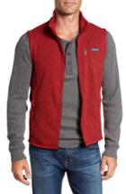 Men's Patagonia 'better Sweater' Zip Front Vest, Size - Red