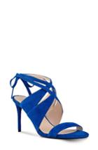 Women's Nine West Ronnie Ankle Tie Sandal M - Blue