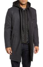 Men's Marc New York Rowland Hooded Bib Lined Parka - Grey