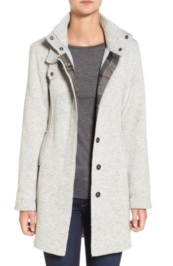 Women's Barbour Millfire Knit Jacket Us / 12 Uk - Grey
