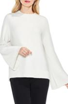 Petite Women's Vince Camuto Bell Sleeve Sweater, Size P - White