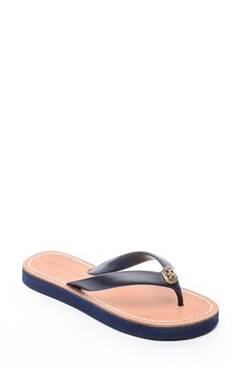 Women's Bernardo Ella Flip Flop M - Blue
