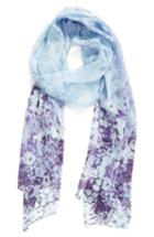 Women's Nordstrom Sonnet Floral Silk Scarf, Size - Purple