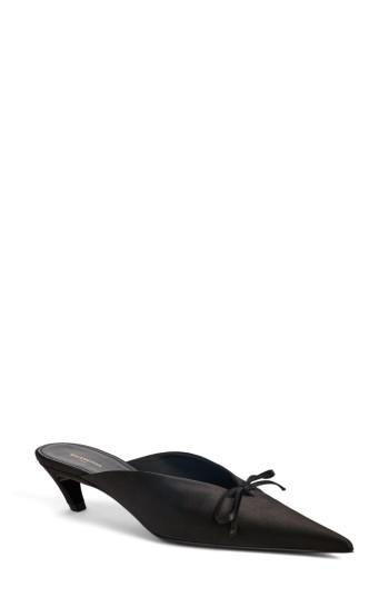 Women's Balenciaga Pointy Toe Mule Us / 37eu - Black