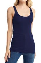 Women's Lamade Double-u Neck Tank - Blue