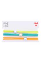 Love Is In The Hair Beach 3-pack Hair Ties, Size - Yellow