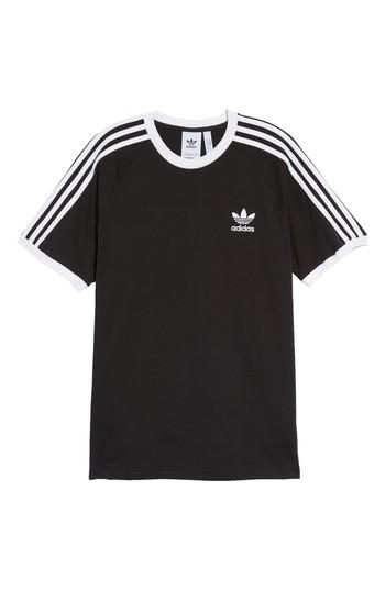 Men's Adidas Originals 3-stripes T-shirt - Black