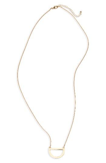 Women's Bp. Half Circle Pendant Necklace