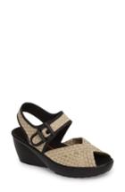 Women's Bernie Mev. Wedge Sandal Us / 36eu - Metallic