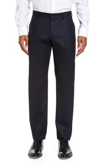 Men's Boss Gaetano Fit Wool Trousers, Size 34r - Blue