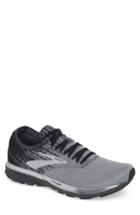 Men's Brooks Ricochet Running Shoe D - Grey