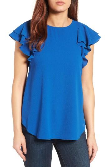 Women's Bobeau Ruflle Sleeve Top