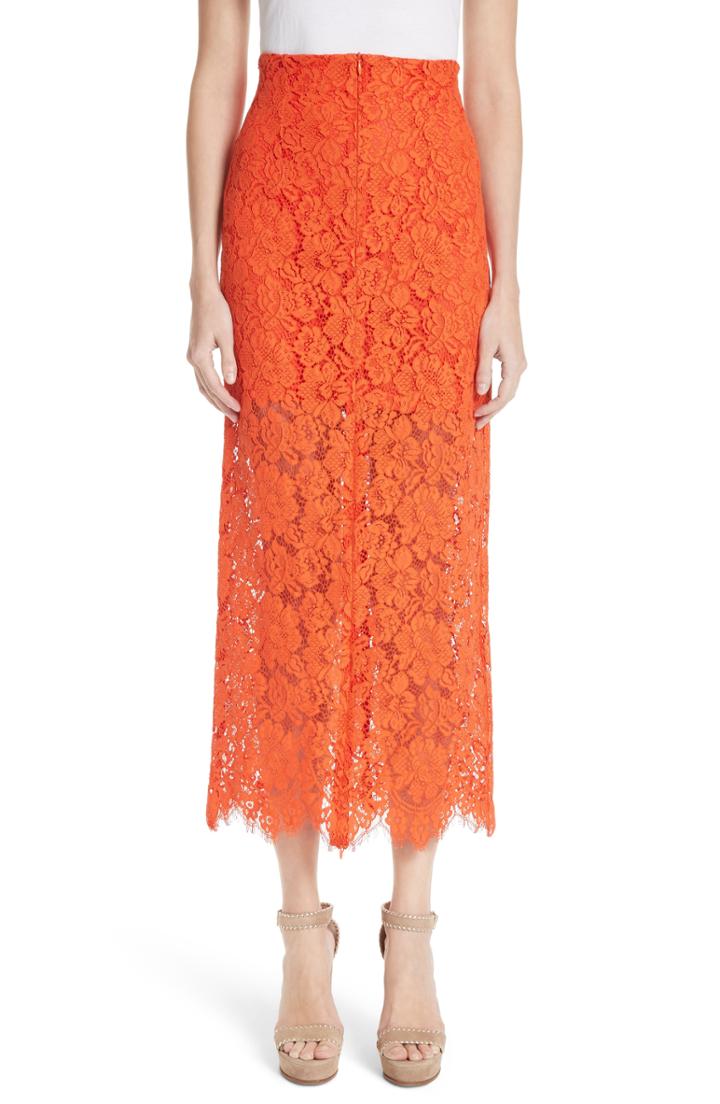 Women's Ganni Jerome Lace Skirt