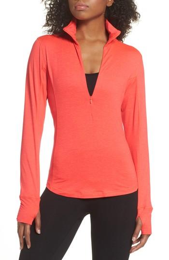 Women's Brooks 'dash' Half Zip Jacket - Pink