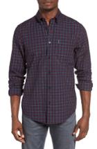 Men's Ben Sherman Mod Fit Gingham Woven Shirt - Purple