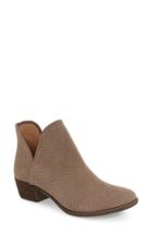 Women's Lucky Brand 'bashina' Perforated Bootie M - Beige