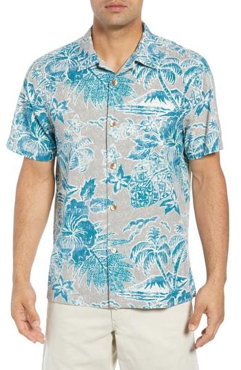Men's Tommy Bahama Beach Batik Camp Shirt