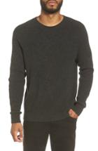 Men's Vince Ribbed Wool & Cashmere Raglan Sweater, Size - Grey