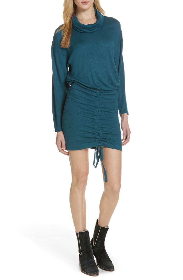 Women's Free People Sundown Minidress - Blue/green
