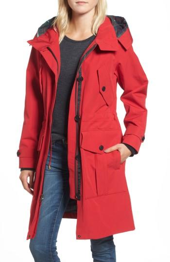 Women's Pendleton Spokane Rain Parka - Red